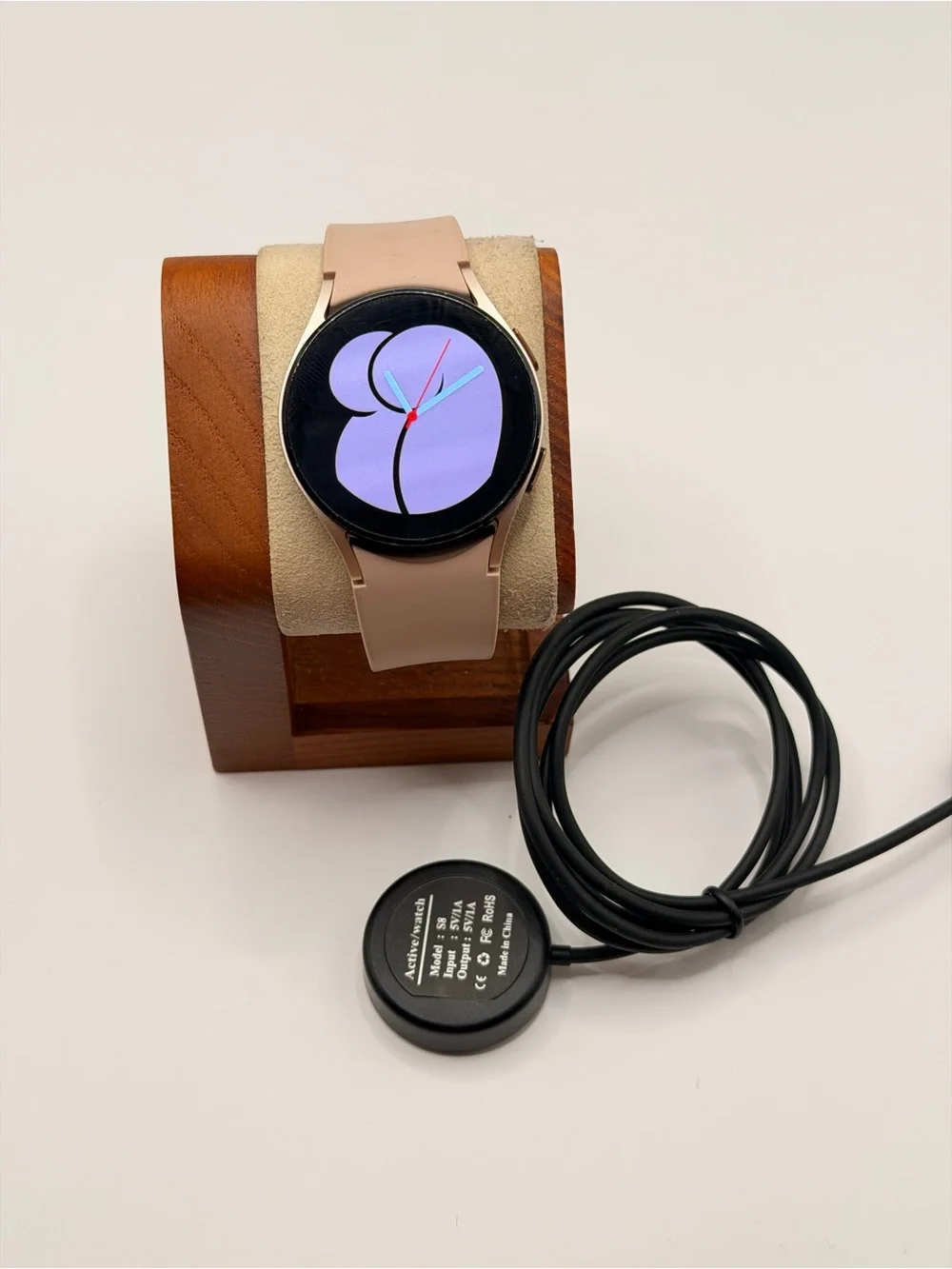 Samsung Galaxy Watch 4, LTE, charger Included, 40mm, Pink/ Rose Gold, tested